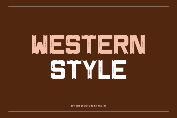 Rustic Cowboys Font PNG with transparent background - Preview 1