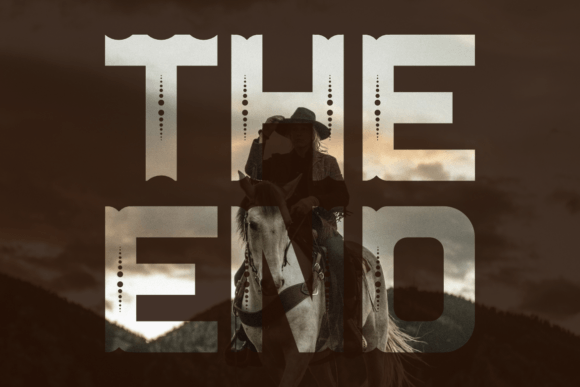 Rustic Cowboys Font PNG with transparent background - Preview 5
