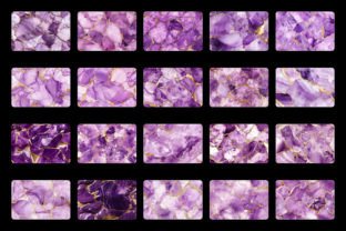 Seamless Amethyst Crystal Textures Graphic by sailor · Creative Fabrica