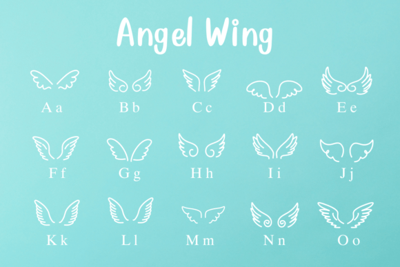 Angel Wing Font - Preview 1
