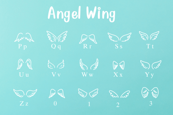 Angel Wing Font - Preview 2