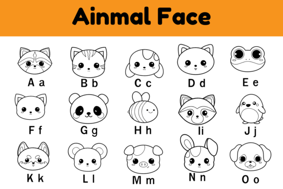 Animal Face Font - Preview 1