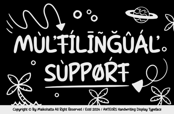 Anteors Font PNG with transparent background - Preview 5