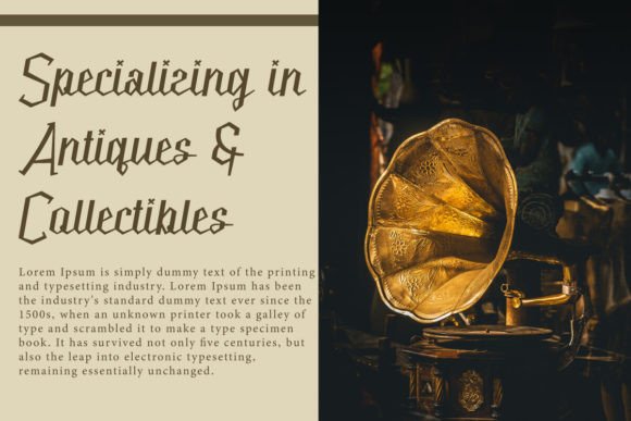Antique Collection Font - Preview 6