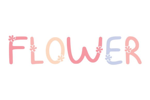Beautiful Flowers Font - Preview 1