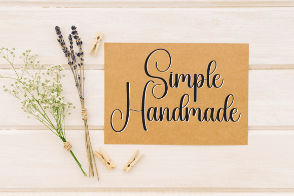 Beautyful Font PNG with transparent background - Preview 4