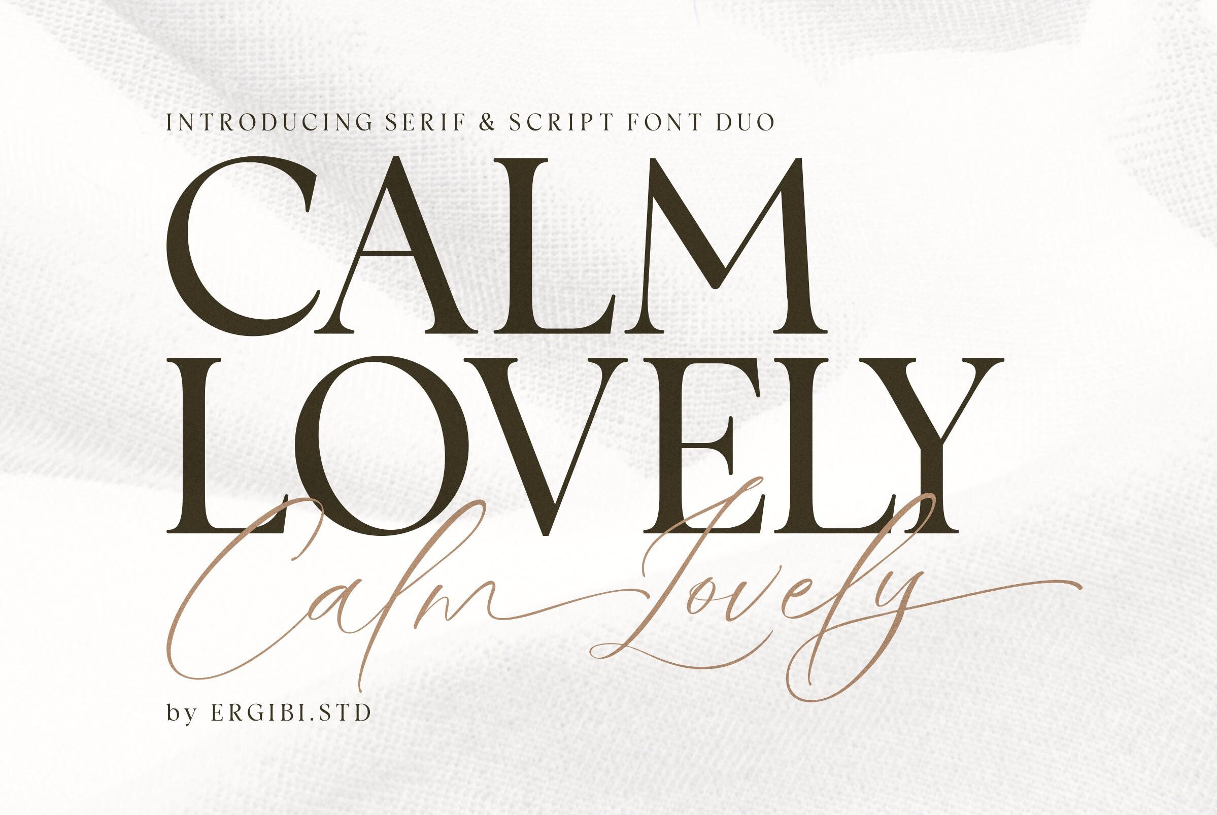 Calm Lovely Font