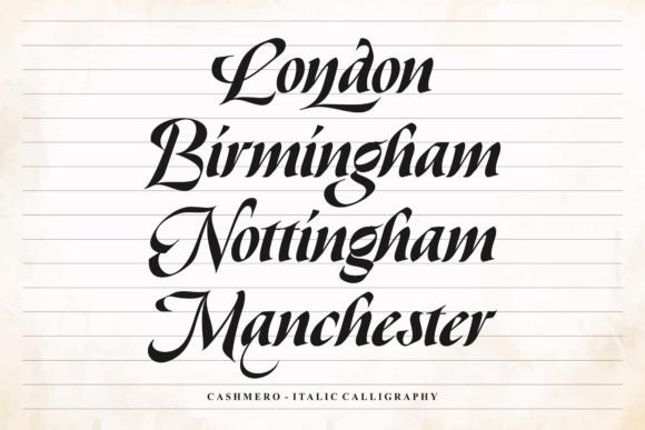 Cashmero Font - Preview 2