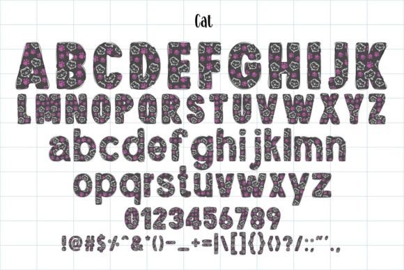 Cats Font - Preview 1