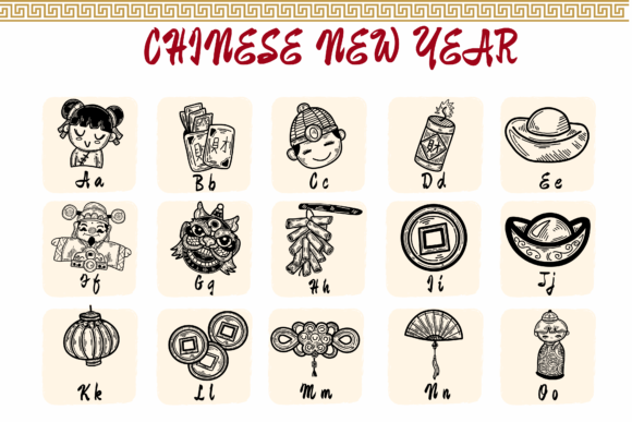Chinese New Year Font - Preview 1