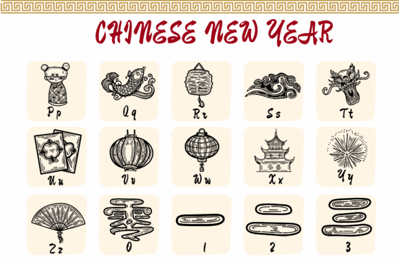 Chinese New Year Font - Preview 2