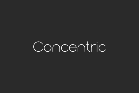 Concentric Font - Preview 6
