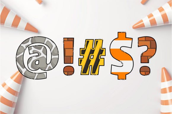Construction Font - Preview 3