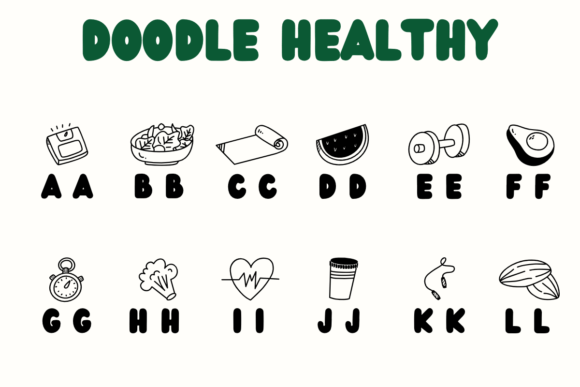 Doodle Healthy Font - Preview 1