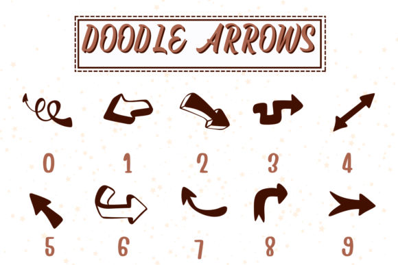 Doodle Arrows Font - Preview 3
