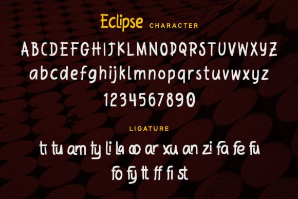 Eclipse Font - Preview 6
