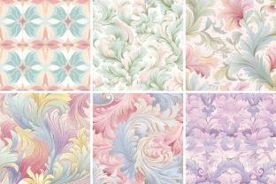 Elegant Pastel Seamless Pattern Graphic by Juniper Moon · Creative Fabrica