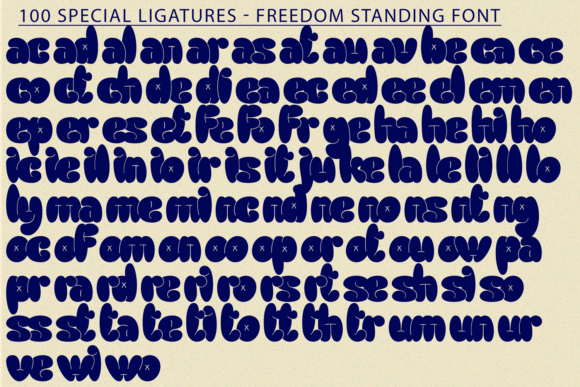 Freedom Standing Font PNG with transparent background - Preview 6