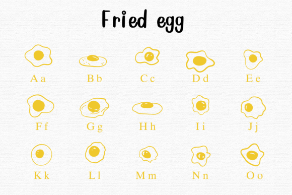 Fried Egg Font - Preview 1