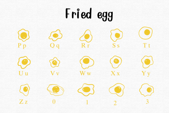 Fried Egg Font - Preview 2