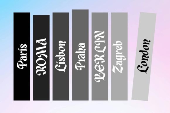 Guthen Delima Font PNG with transparent background - Preview 5