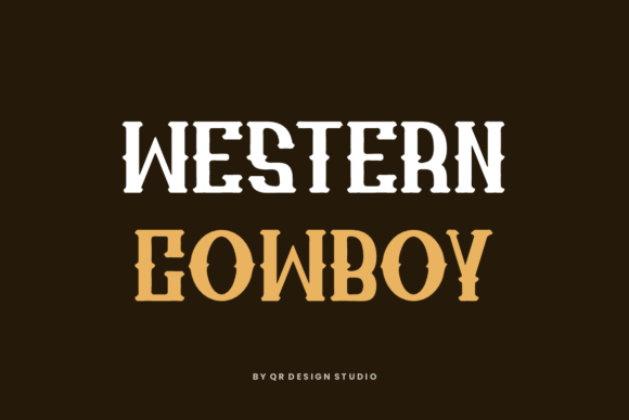 Horse Westron Font font preview - 1