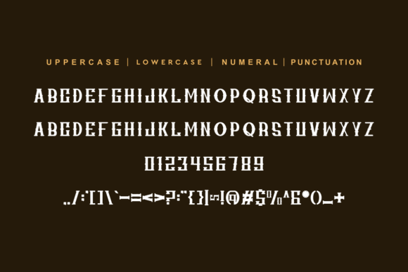 Horse Westron Font font preview - 5