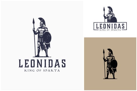 Leonidas Greek Spartan Warrior Logo