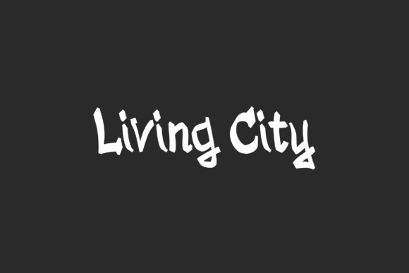 Living City Font PNG with transparent background - Preview 5