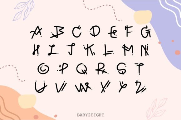 Mini Magic Pop Font PNG with transparent background - Preview 1