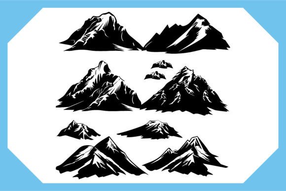 Mountain Silhouette 4 Illustration Illustrations Imprimables Par maream6446bd