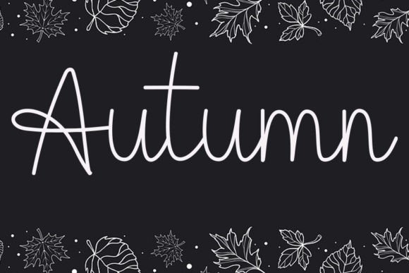 Autography Font - Preview 1