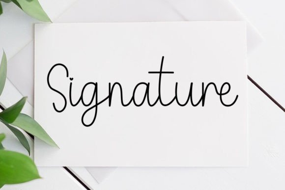 Autography Font - Preview 2