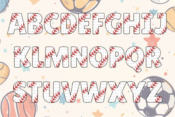 Baseball Font - Preview 1