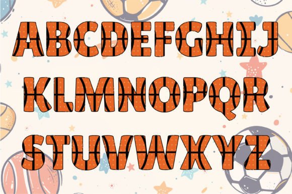 Basketball Font - Preview 1