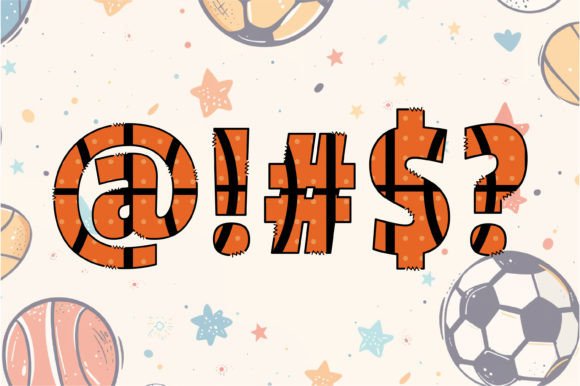 Basketball Font - Preview 3