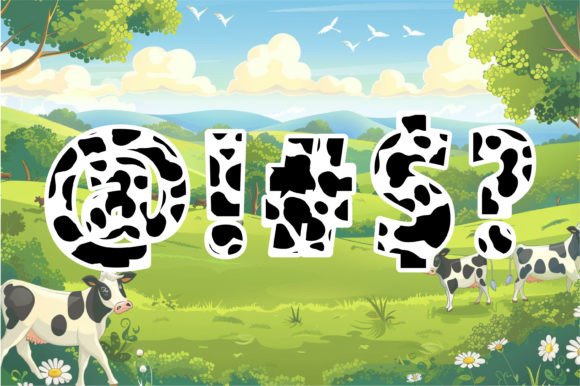Cow Milk Font - Preview 3