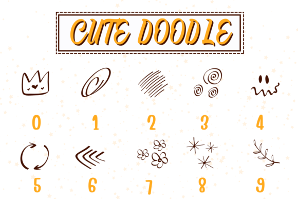 Cute Doodle Font - Preview 3