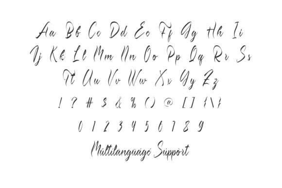 Fabulous Rain Font PNG with transparent background - Preview 2