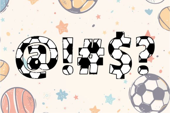 Football Font - Preview 3