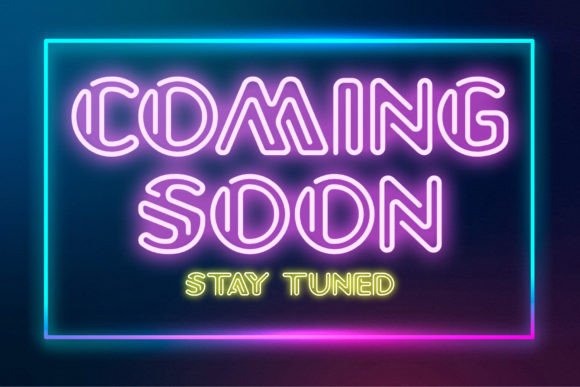 Gleamy Neon Font - Preview 5
