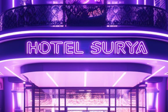 Gleamy Neon Font - Preview 6