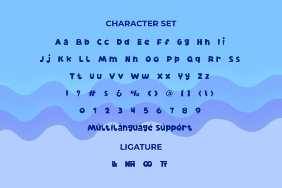 Jelly Funny Font PNG with transparent background - Preview 4