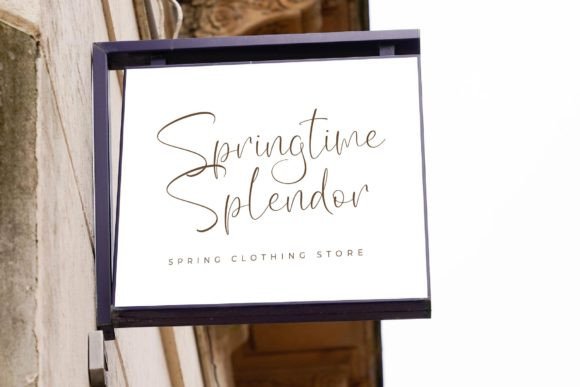 Radiant Sunshine Font PNG with transparent background - Preview 4