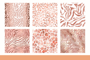 Rose Gold Animal Print Digital Paper Graphic by Paper Artsthetics ...