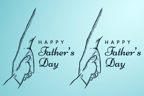 Happy Fathers Day Illustration