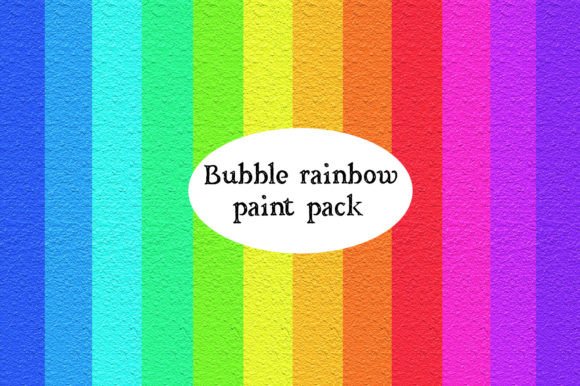 Bubble Rainbow Paint Pack