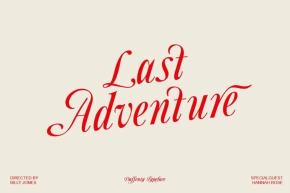 Daffeniy Font PNG with transparent background - Preview 3