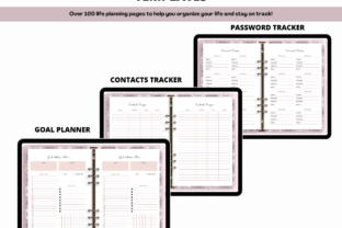 Digital Planner All in One Pink Mode Graphic by PlannerPlanet ...