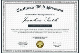 Elegant Certificate Design Template Graphic by mristudio · Creative Fabrica